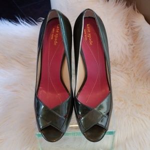 Kate Spade peep toe pump